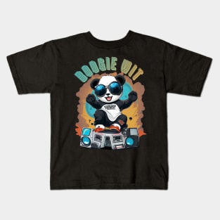 panda dancing mode Kids T-Shirt